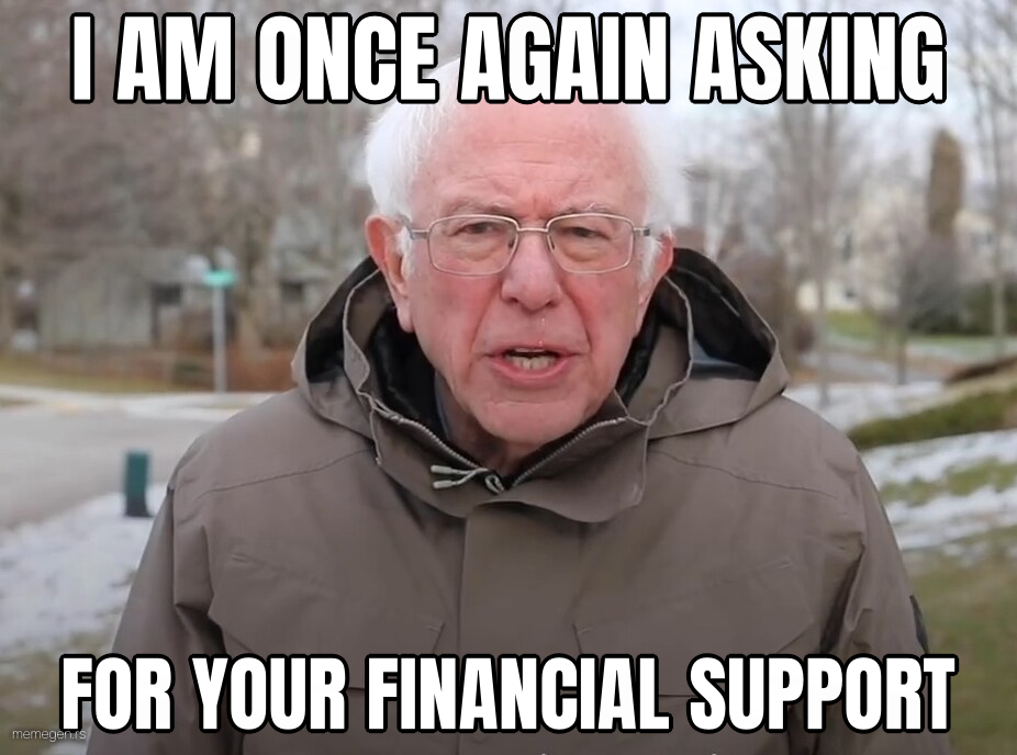 Bernie Sanders Once Again Asking preview