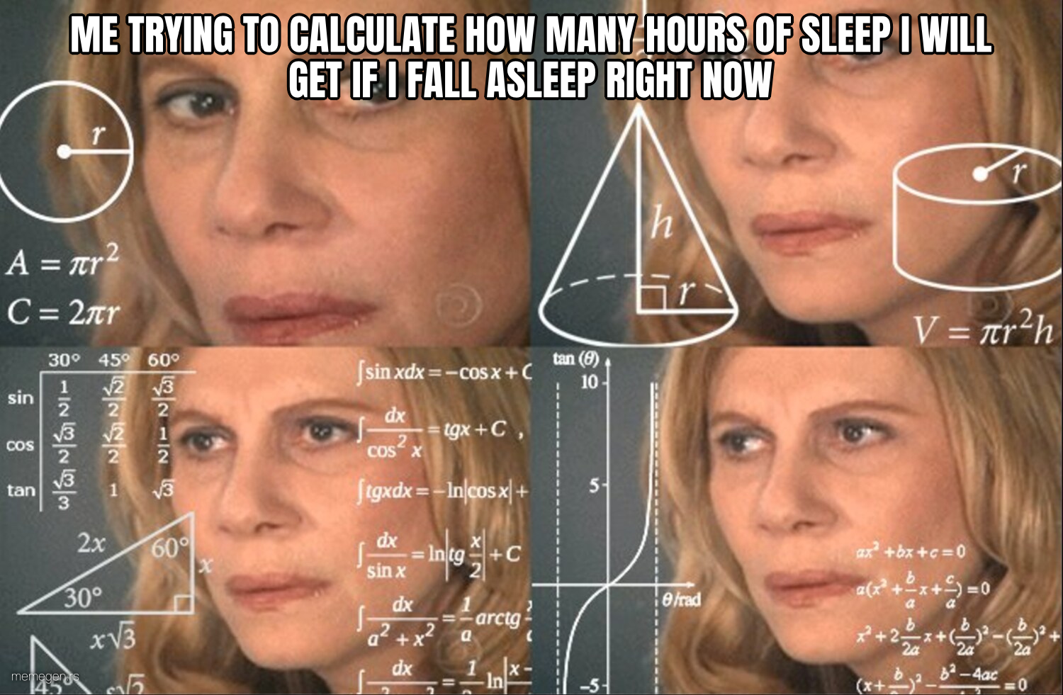 Calculating Meme preview