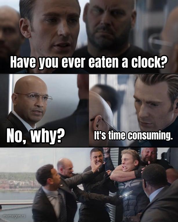 Captain America Elevator Fight Dad Joke preview