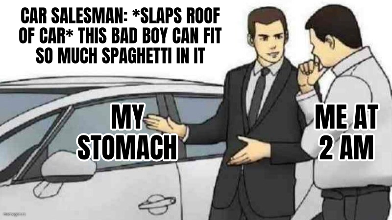 Car Salesman Slaps Roof Of Car preview