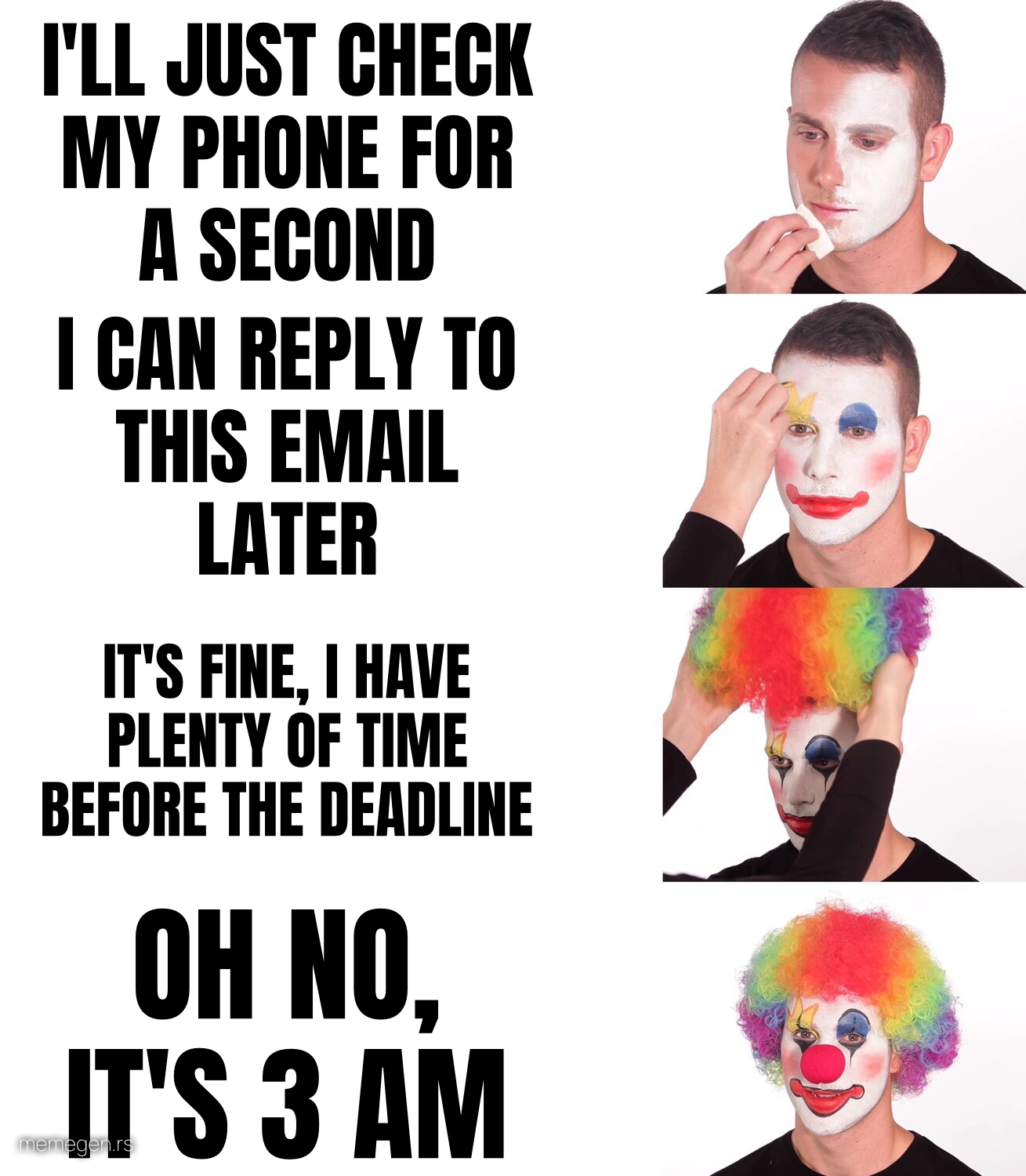 Clown Applying Makeup preview