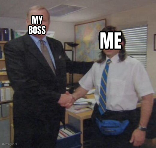 Young Michael Scott Shaking Hands preview