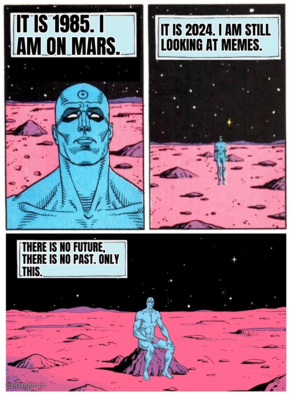 Doctor Manhattan it is 1985 preview