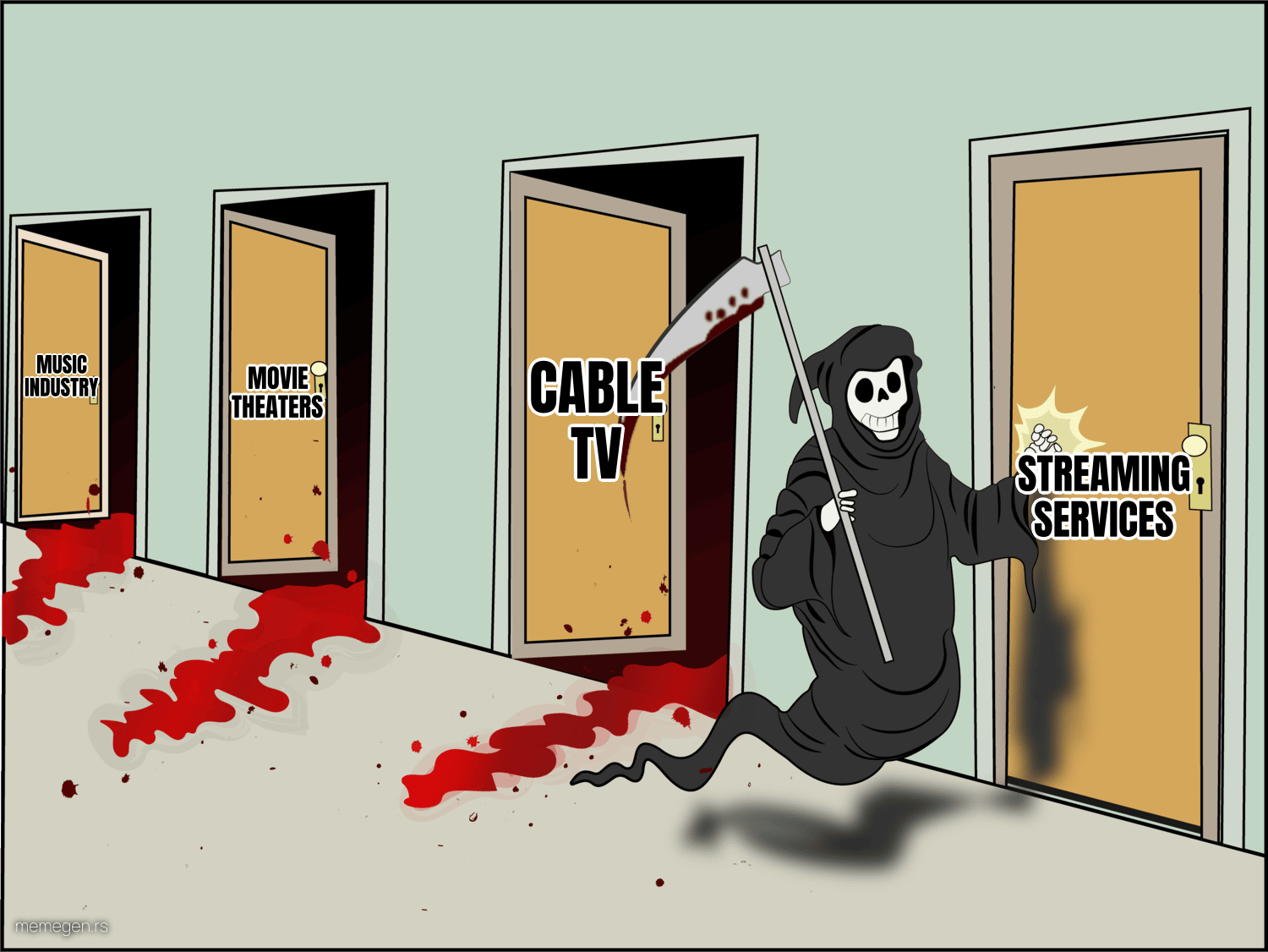 Grim Reaper Knocking Door preview