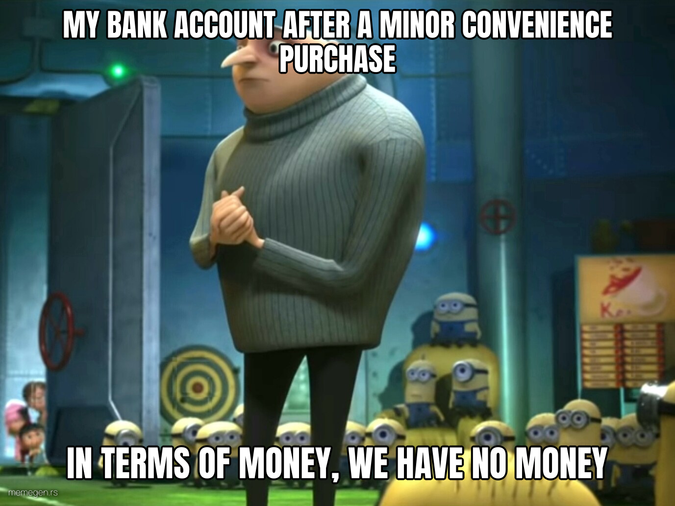 In terms of money, we have no money preview