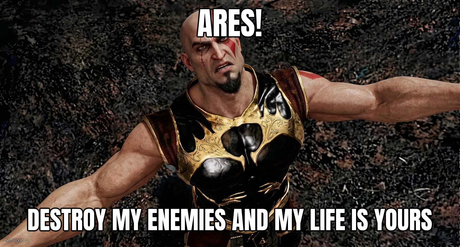 Kratos and my life is yours preview