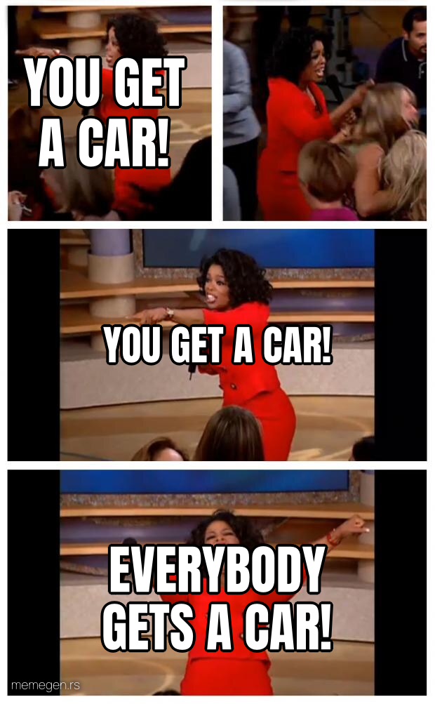 Oprah You Get A Car Everybody Gets A Car preview