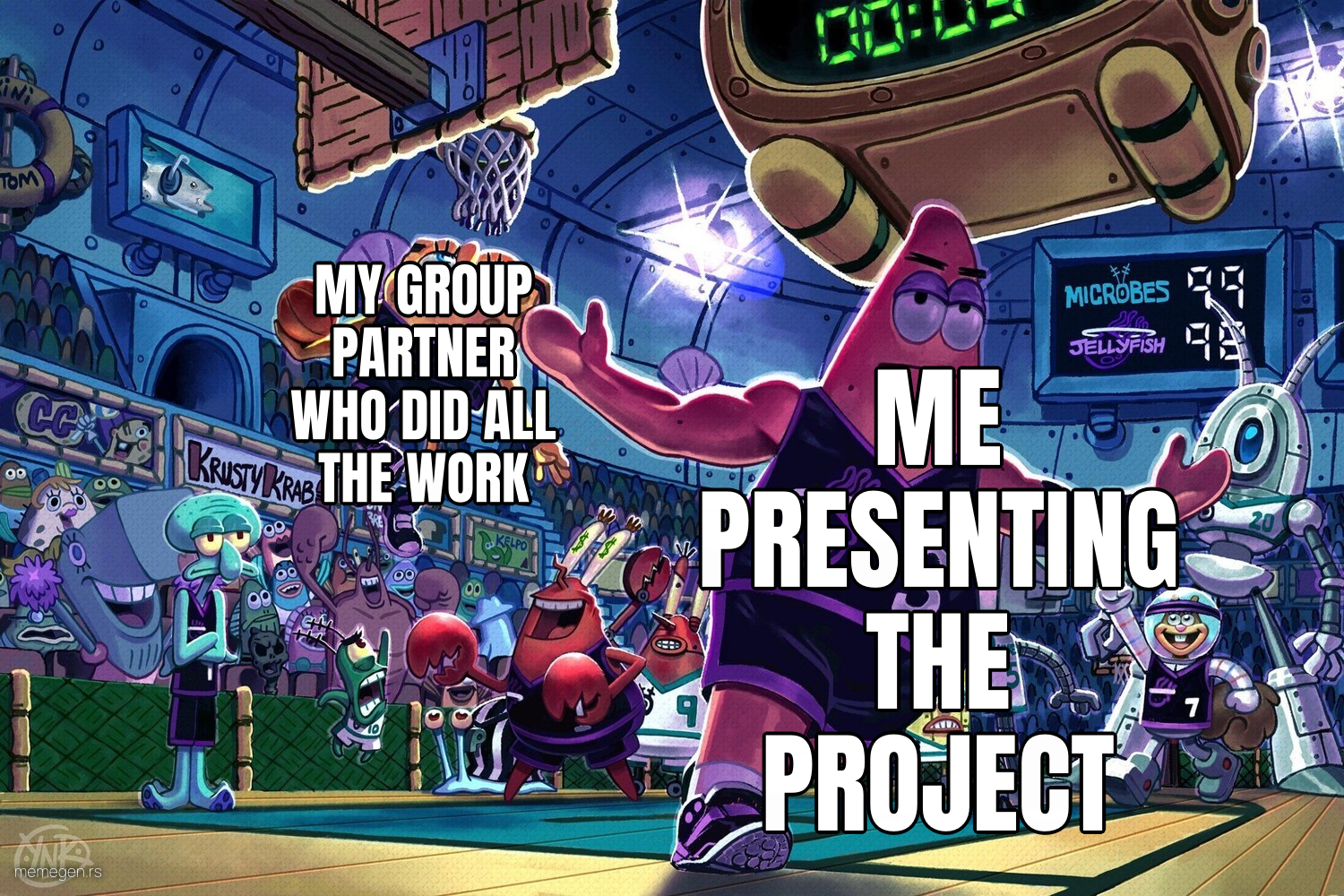 Patrick Dunking Meme preview