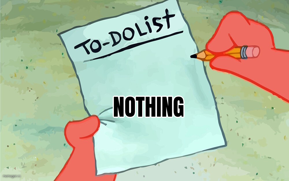 Patrick To Do List Actually Blank preview