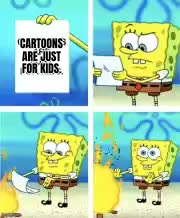 Spongebob Burning Paper preview