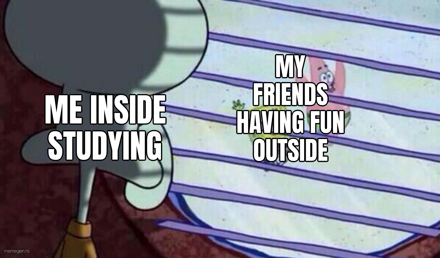 Squidward Looking Out Window preview