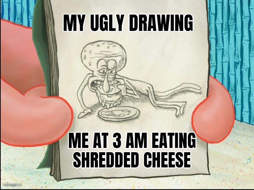 Squidward Drawing preview