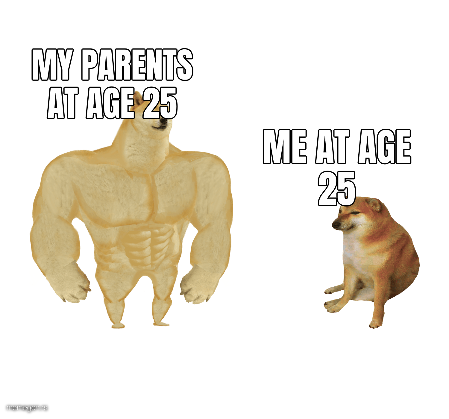 Strong dog vs weak dog preview
