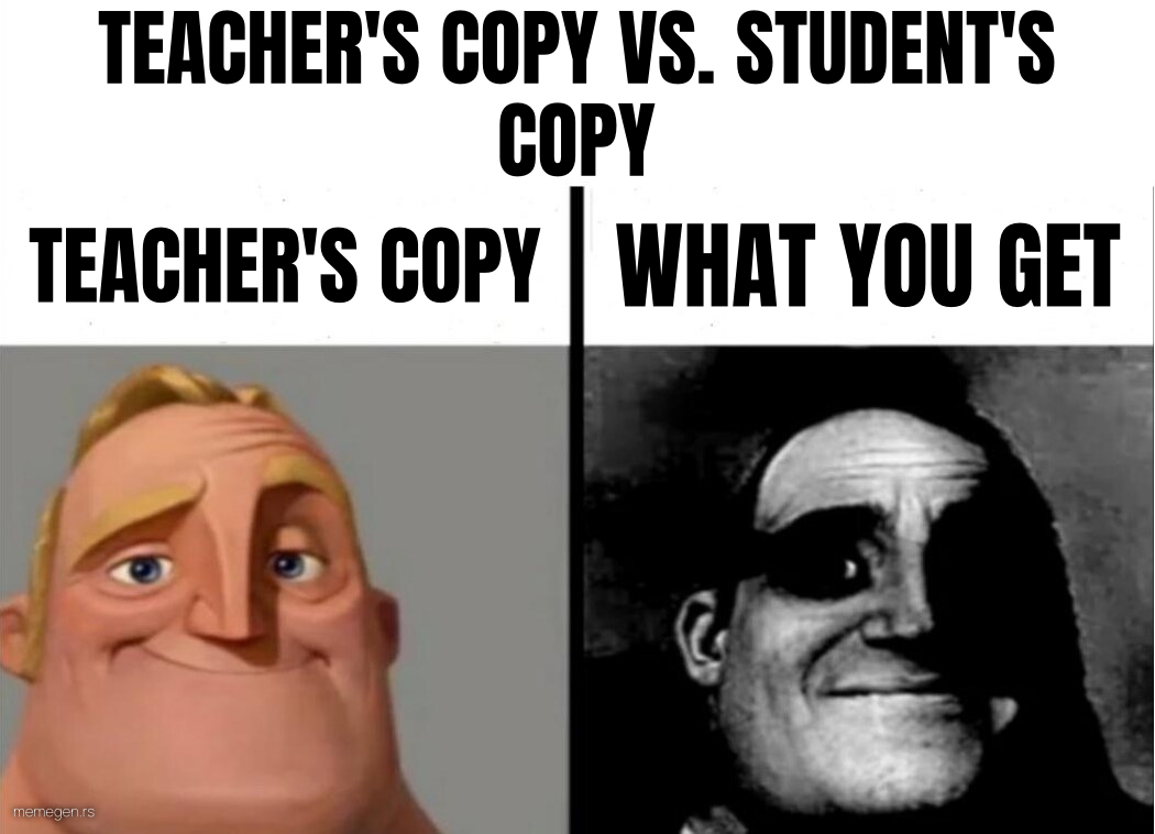 Teacher's Copy preview