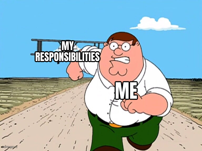 Peter Griffin Running From Plane preview