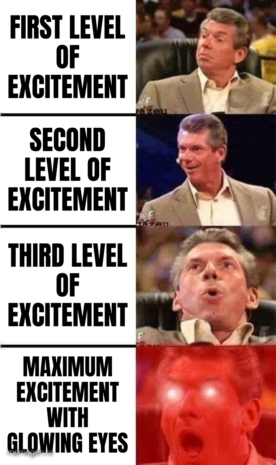 Vince McMahon Reaction w/Glowing Eyes preview