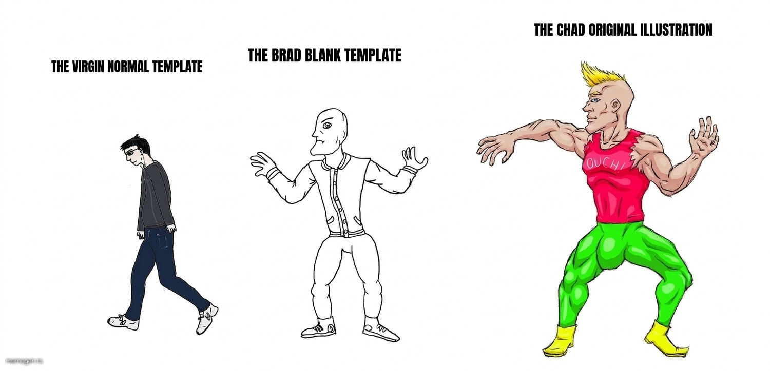 Virgin vs Brad vs Chad preview