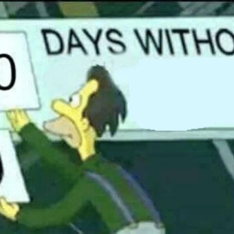 0 days without (Lenny, Simpsons)