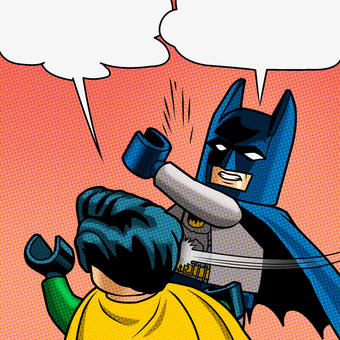 Batman Slapping Robin