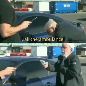 Call an ambulance but not for me