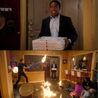 Community Fire Pizza Meme