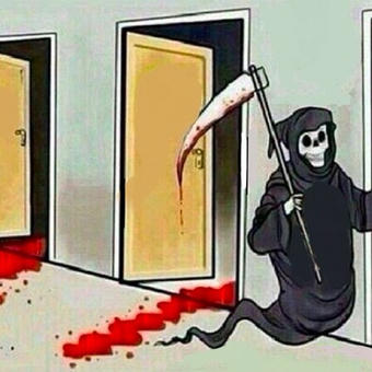 Death Knocking at the Door