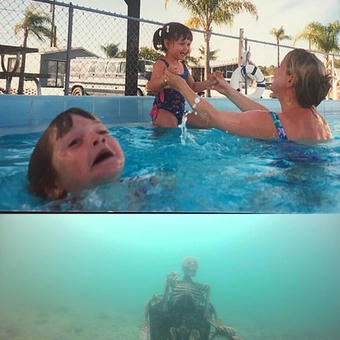 Drowning Kid in the Pool