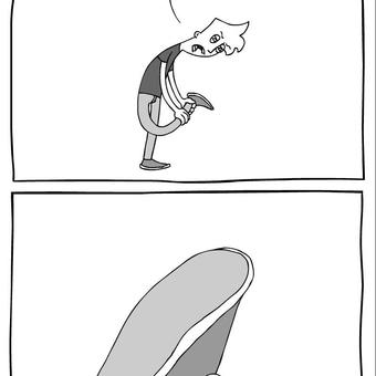 Ew, I stepped in shit