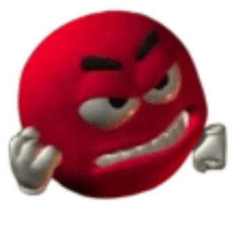 Grrr Angry Red Emoji