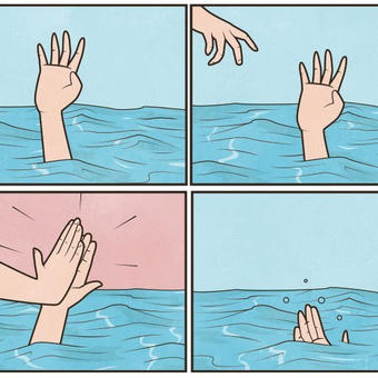 High five drown