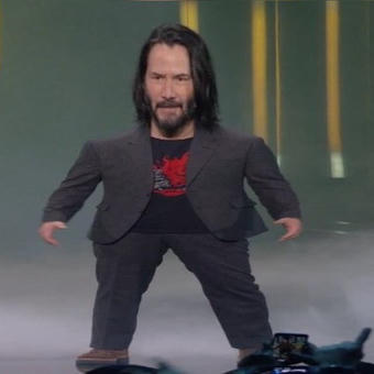 Mini Keanu Reeves