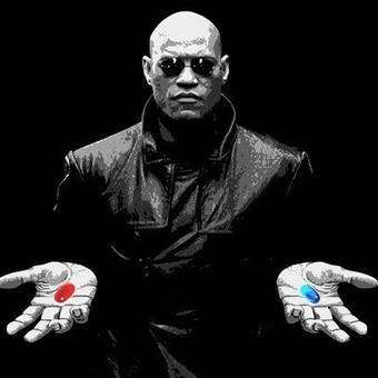 Morpheus Matrix Blue Pill Red Pill