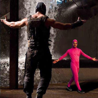 Pink Guy vs Bane