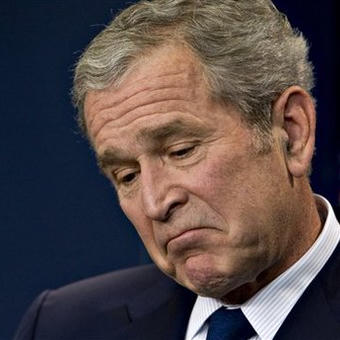 Sad George Bush