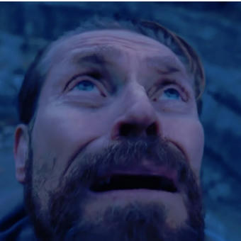 Willem Dafoe Looking Up